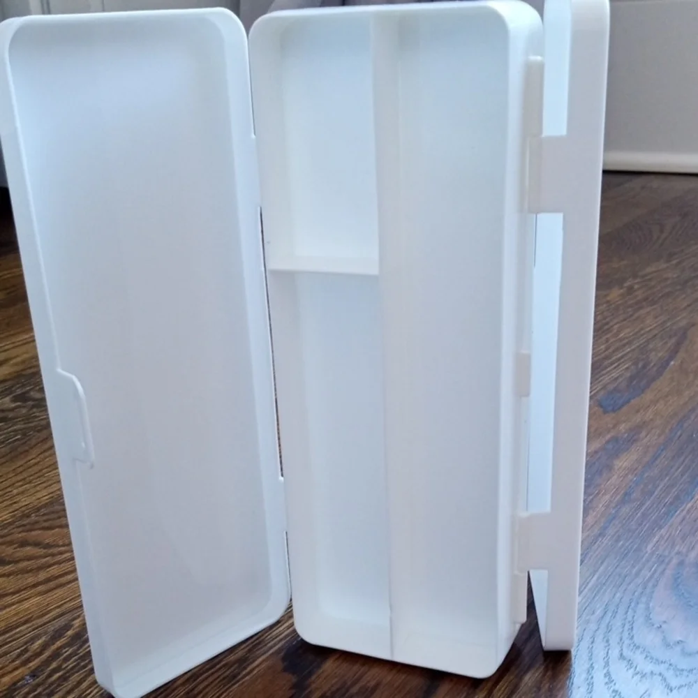 White Plastic Storage Case
